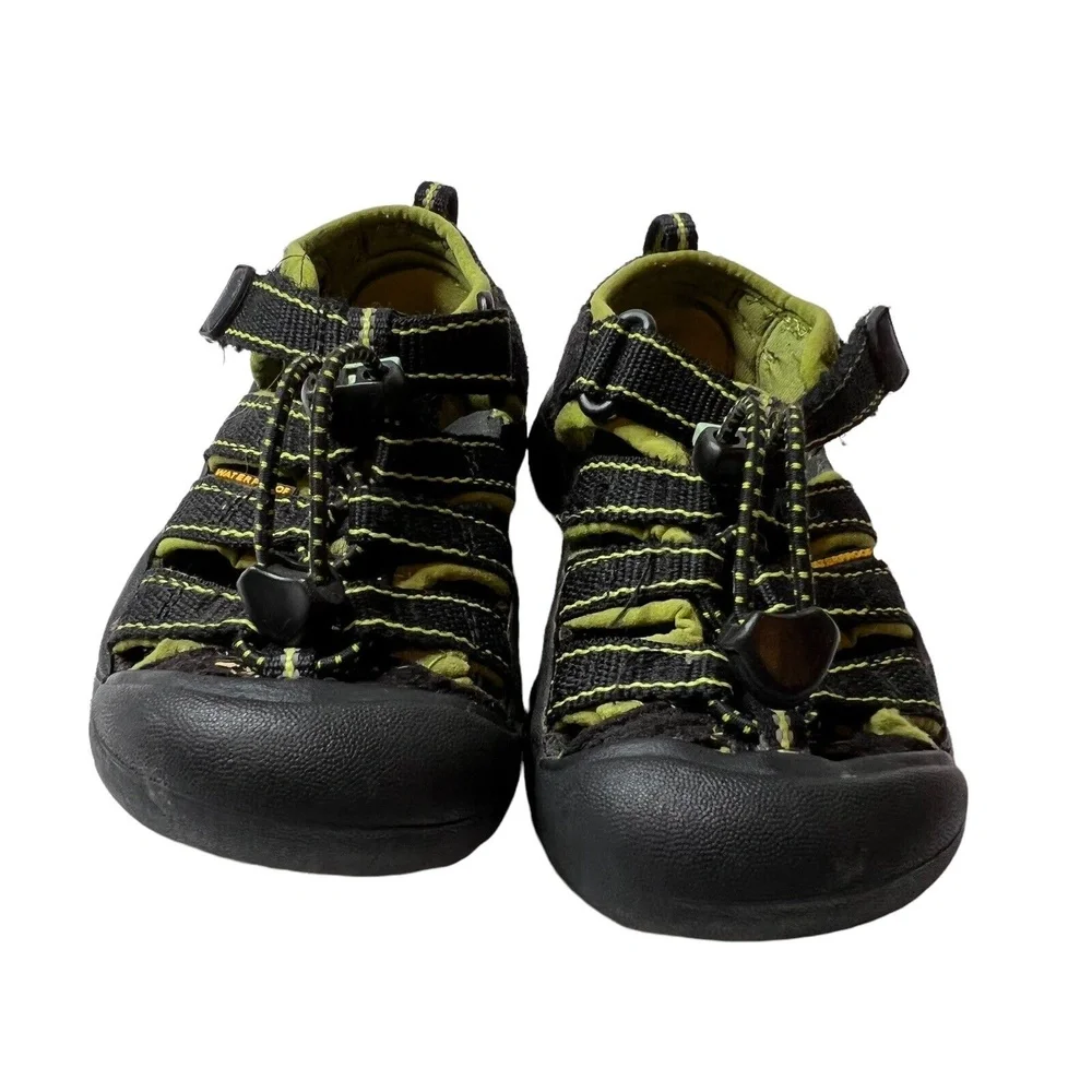 Keen Hybrid Sandal Newport H2 Black Green‎ Size 9 Little Kids